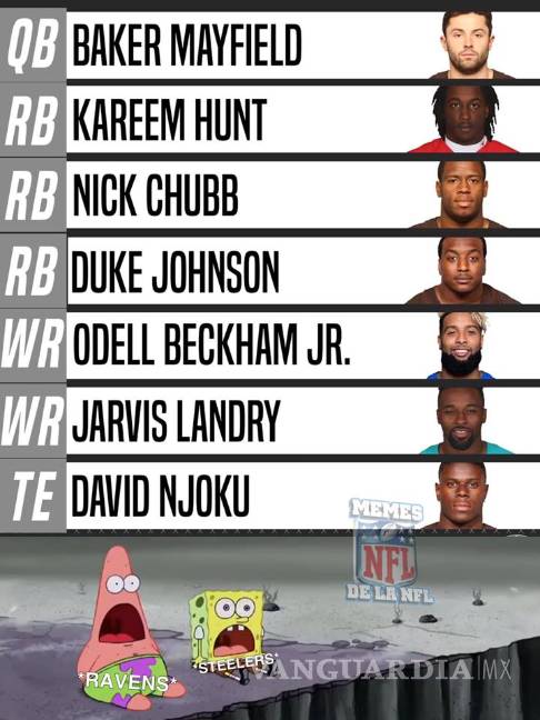 $!Los memes del equipazo que están formando los Browns de Cleveland