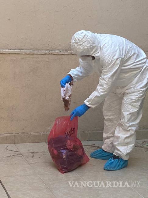 $!Le 'llueven' residuos médicos a colonia de Torreón después de tolvanera