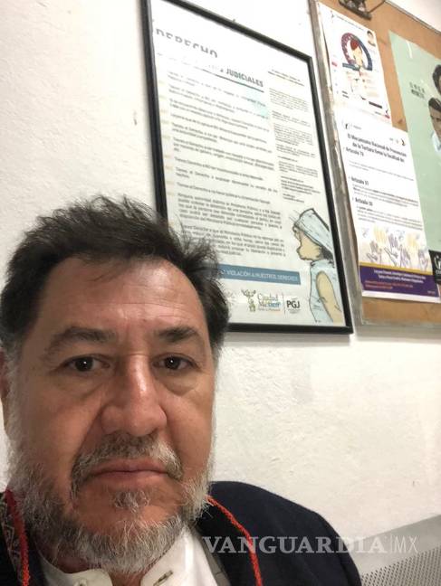 Fernández Noroña termina en el MP por robo de celular