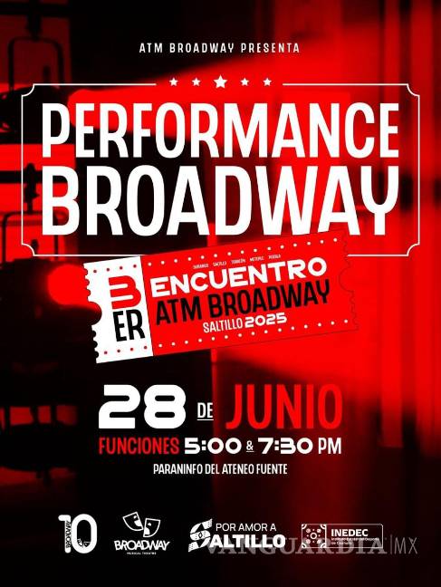 $!El evento de teatro musical tendrá 2 funciones.