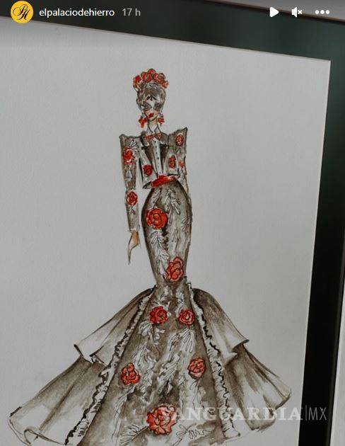 $!La ceremonia contó con la presencia de bocetos y el vestido en tamaño real.