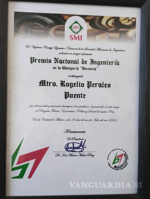 $!Perales Puente, con más de siete años de experiencia académica, ha impulsado iniciativas que fortalecen la calidad educativa en la Facultad de Ingeniería Civil Unidad Laguna.