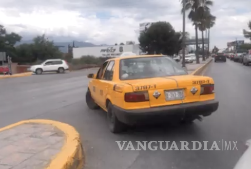 $!Imagen captada en bulevar Venustiano Carranza, frente a Hospital Concepción.