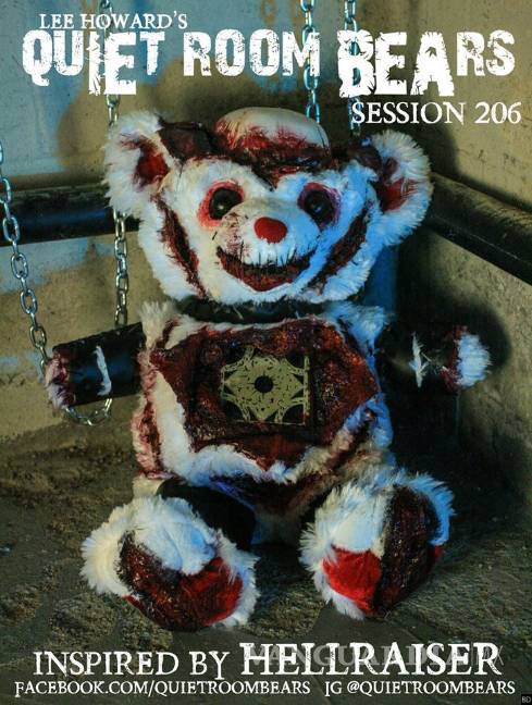 $!Vean estos osos inspirados en la franquicia de “Hellraiser”