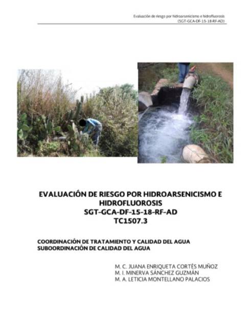 $!Descripción: Informe entregado en 2015 a la Conagua por el Instituto Mexicano de Tecnología del Agua.