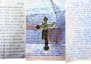 En otra misiva, fechada en enero del año pasado y encontrada en el cuarto de la cabaña del Tapalpa Country Club, el remitente invocó el Salmo 91 de la Biblia para pedir protección de Dios para Oseguera Cervantes.