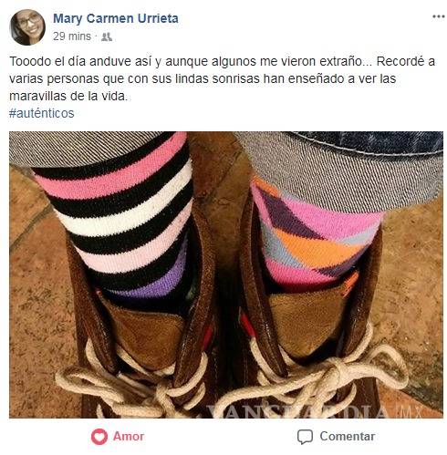 $!Gente de todo el mundo lleva 'calcetines raros' en el Día Mundial del Síndrome de Down