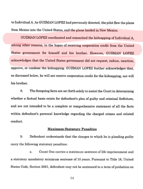 $!Joaquín Guzmán López admite secuestrar a ‘El Mayo’ Zambada... Así fue el plagio del narcotraficante