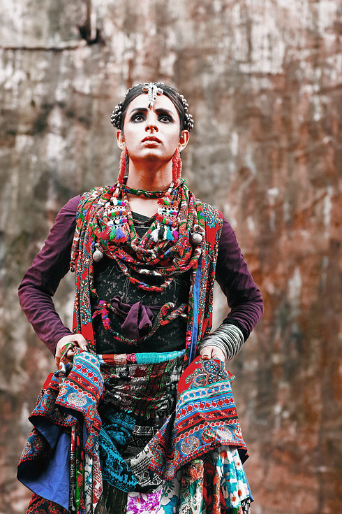 $!Modelo transexual pakistaní realiza sesión de fotos