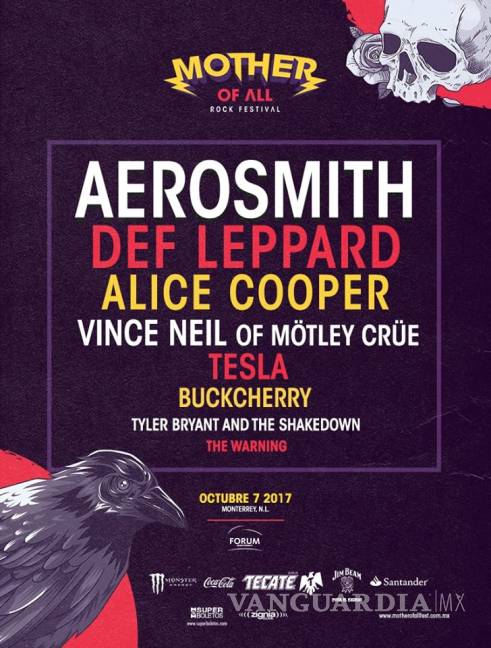 $!Aerosmith, Alice Cooper y Def Leppard rockearán en el Mother Of All