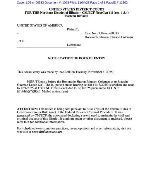 $!Audiencia de Joaquín Guzmán López, hijo de ‘El Chapo’, fue pospuesta por tercera vez