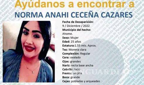 $!Encuentran sin vida a Norma Anahí en Ahome, Sinaloa