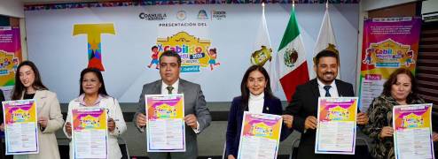 Autoridades municipales encabezaron la presentación de la convocatoria del Cabildo Infantil 2026 en Ramos Arizpe.