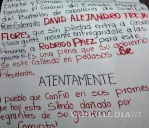 $!Sobrino de Caro Quintero, el responsable de la violencia en Caborca, señala el Cártel de Sinaloa en narcomensaje