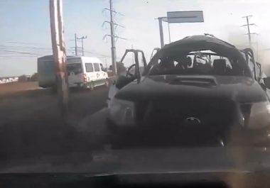 La cadena de noticias CNN afirmó que en marzo durante la explosión de una camioneta al salir del AIFA fue un operativo facilitado por elementos de la Agencia Central.