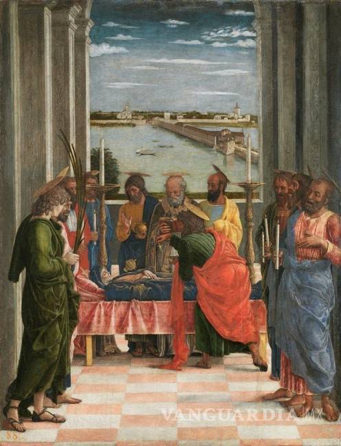 $!El Tránsito de la Virgen, de Andrea Mantegna (1462). EFE/Museo Nacional del Prado de Madrid