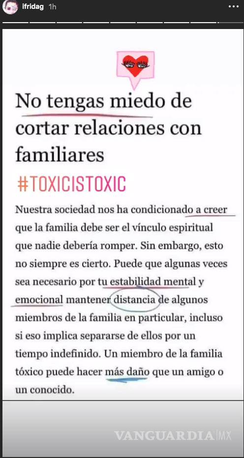 $!Frida Sofía llama prostituta a su mamá y Enrique Guzmán le retira apoyo económico