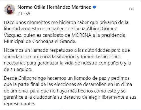 $!Encuentran con vida a candidato de Morena que sufrió ataque en Guerrero