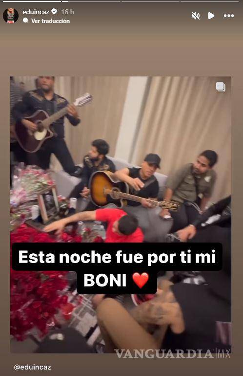 $!Desde las historias de su perfil de Instagram, Euin mostró el dolor de la partida de su empelado y amigo.