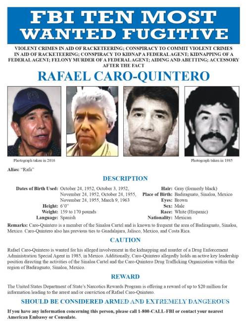 $!La DEA no olvida ni perdona: su siguiente objetivo no es 'El Mencho' ni 'El Mayo' Zambada... ¡es Caro Quintero, 'El Narco de Narcos'!