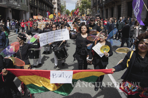 $!Trabajadores españoles toman las calles para exigir empleos y salarios dignos