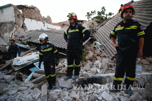 $!Terremoto destroza a un pueblo entero en Grecia