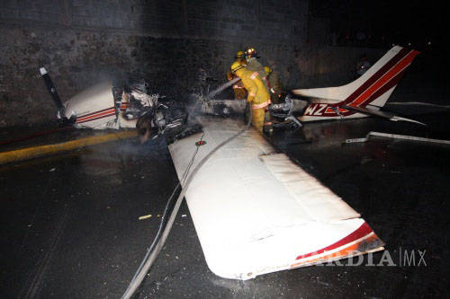 $!Recuerdan caída de avioneta en Ramos Arizpe a diez años de la tragedia