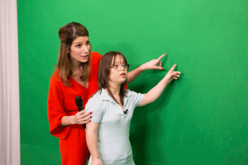 $!Mujer con síndrome de down da informe del tiempo en tv francesa