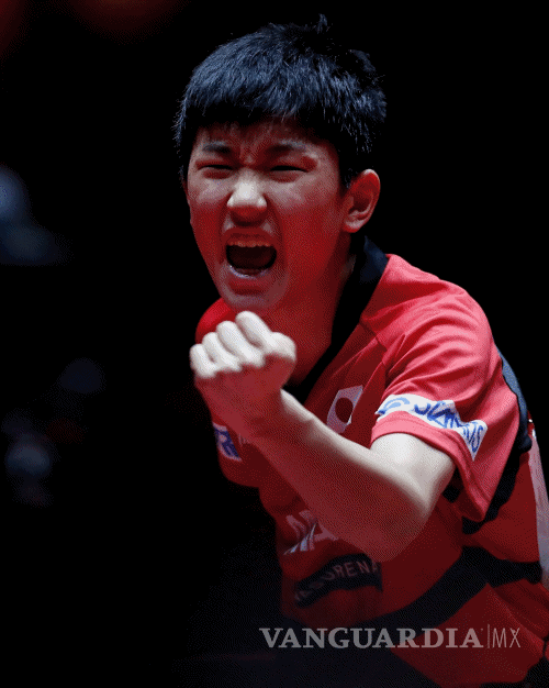 $!Sorprende Japonés de 13 años en el Mundial de tenis de mesa