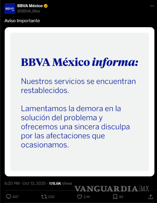 $!En las próximas 48 horas, estas tarjetas BBVA dejarán de funcionar... ¿Qué hacer para evitarlo?