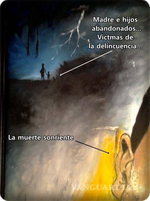 $!Maestro plasma los pesares de México en óleo de EPN