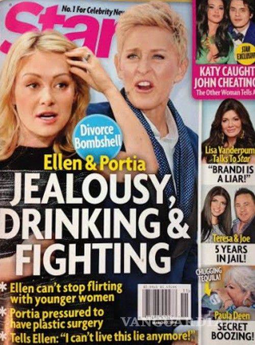 $!Ellen DeGeneres y Portia De Rossi: Un divorcio que pone en juego 220 millones de dólares