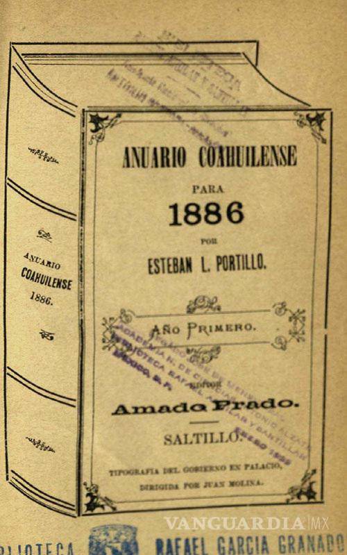 $!Obras escritas en 1886 por Esteban Luna Portillo.
