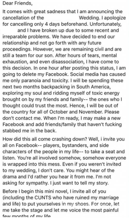 $!Novia quería boda estilo Kardashian, la cancela porque invitados no la apoyaron con dinero