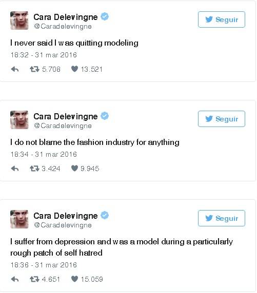 $!Cara Delevingne regresa a la moda, pero afirma que sufre depresión