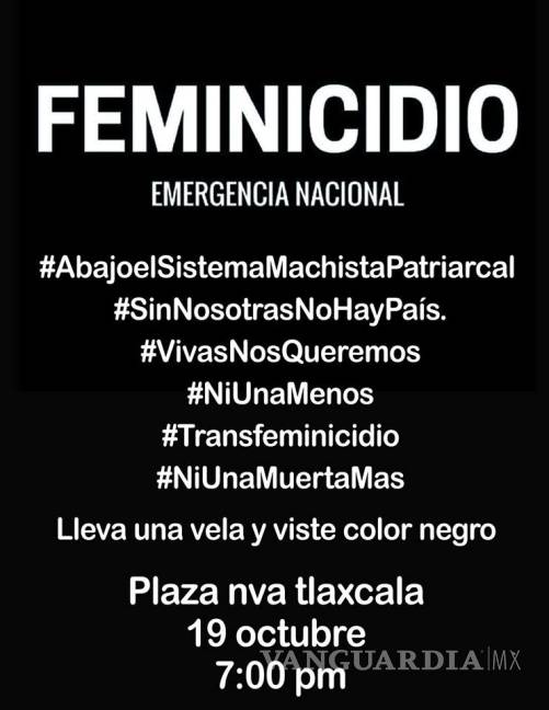 $!#NiUnaMenos: Convocan este miércoles a realizar protesta contra la violencia machista
