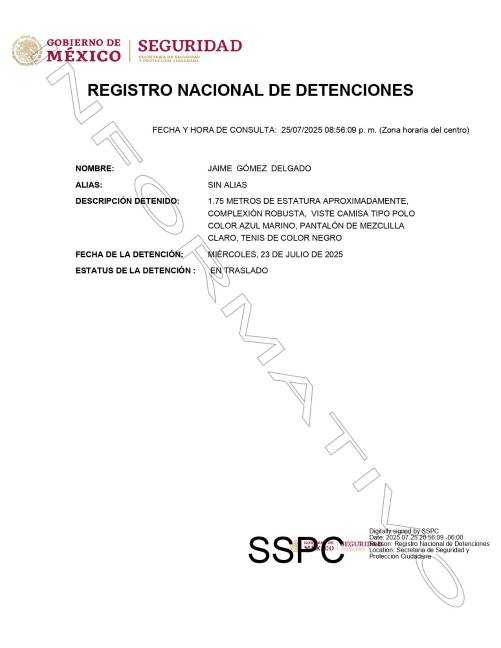 $!Reportan la liberación de la escolta de ‘El Pinto’, líder criminal de ‘La Barredora’