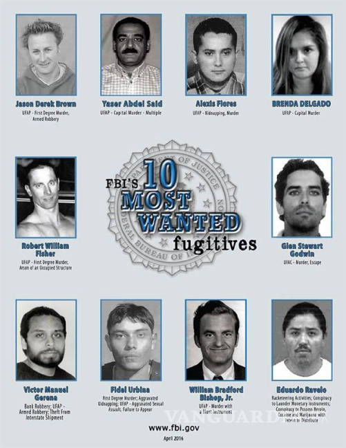 $!Brenda Delgado, mexicana en los 10 fugitivos más buscados por el FBI