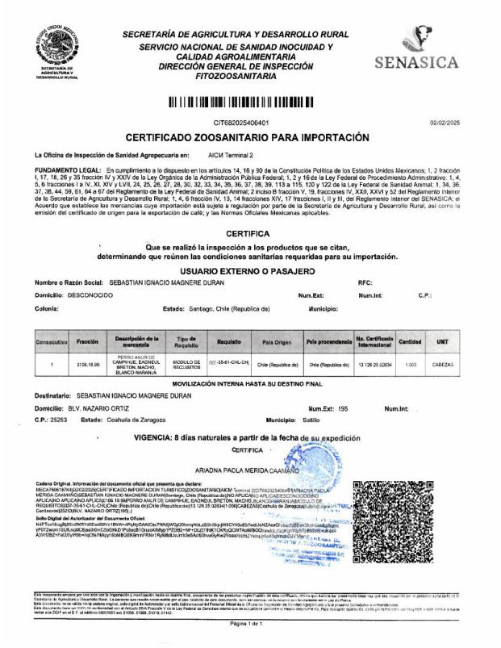 $!Cada entrenamiento, traslado y seguimiento de Manchas está incluido en la inversión de 1,001,112.83 pesos.