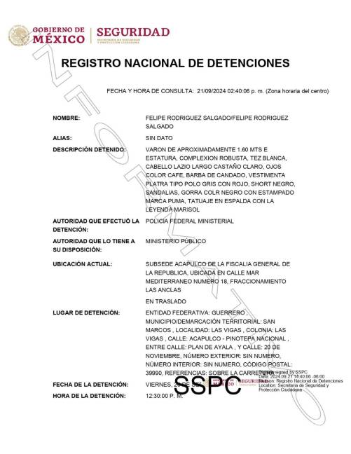 $!Caso Ayotzinapa: FGR recaptura a ‘El Cepillo’, testigo en desaparición de los 43 normalistas