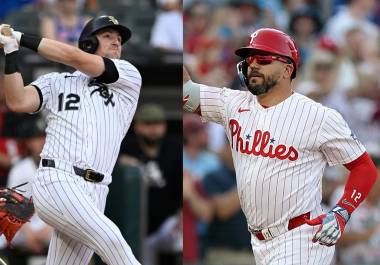 Colson Montgomery y Kyle Schwarber y están inmersos en una peculiar batalla estadística en la recta final de la temporada 2026.