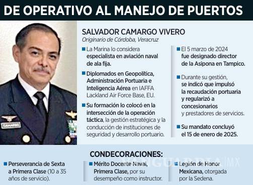 $!Ligan con huachicol fiscal a otro Vicealmirante