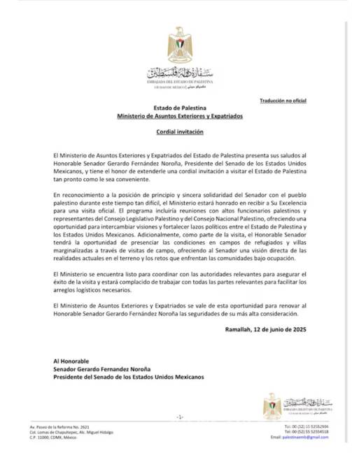 $!Comunicado del Ministerio de Asuntos Exteriores y Espatriados.