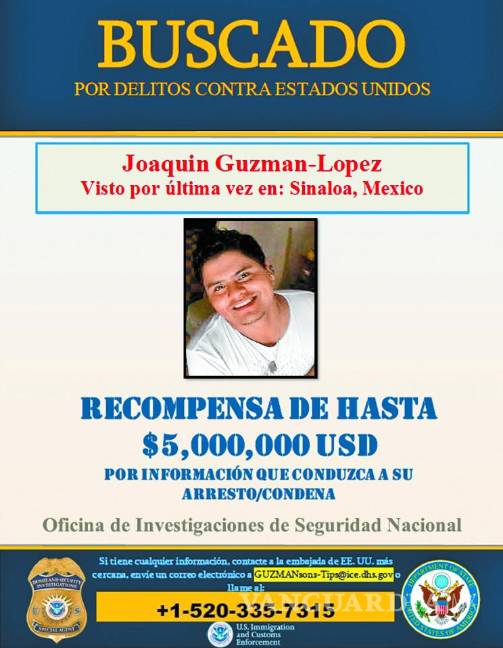 EU publica carteles de “se busca” a los Chapitos con recompensas de 5mdd; ¿los has visto?