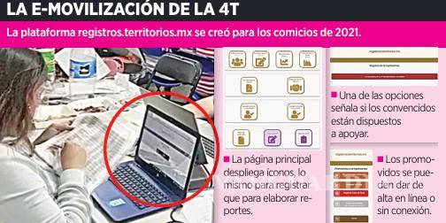 $!Activa Morena acarreo para elección judicial con plataforma digital