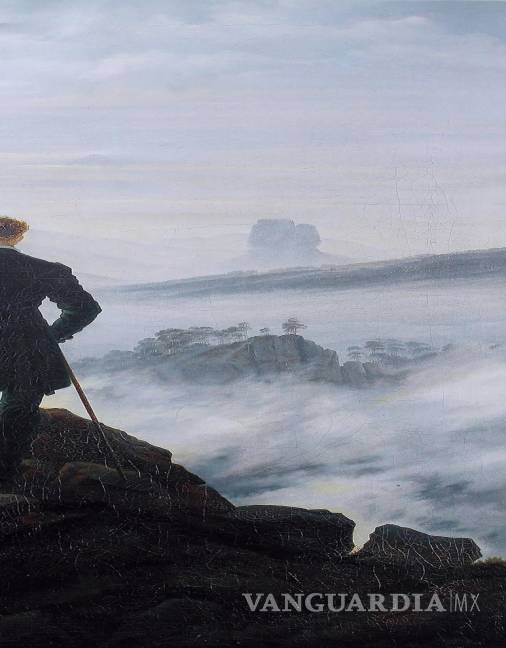 $!El caminante sobre el mar de nubes, pintura de Caspar David Friedrich (1818).