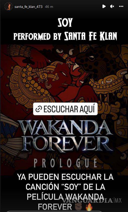 $!‘Le pone’ Santa Fe Klan ritmo a la nueva cinta de Black Panther; libera canción escrita para Marvel