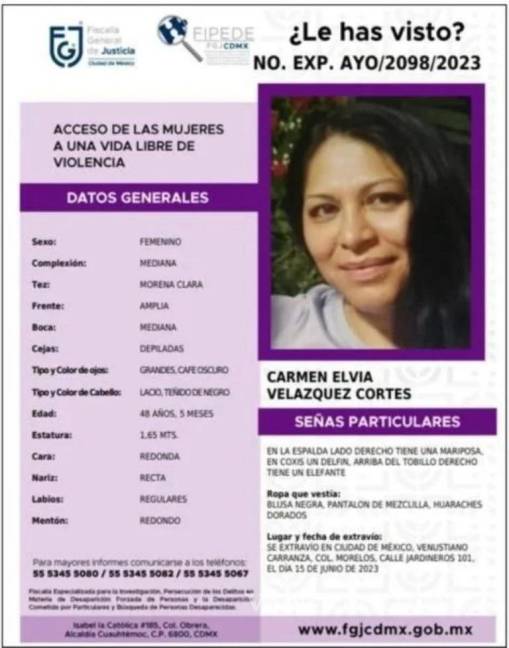 $!Carmen desapareció y fue hallada en un tambo en Iztapalapa; sospechan de su novio