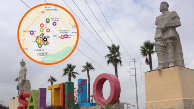 ¿Conoces los 66 monumentos que cuentan la historia de Saltillo? (mapa)