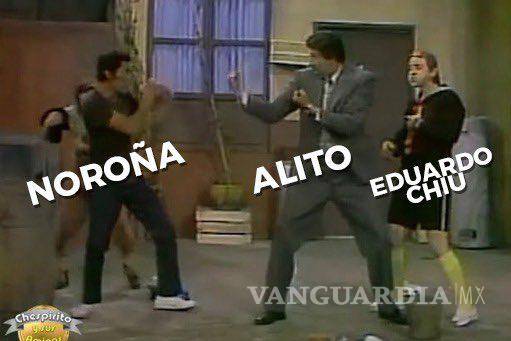 $!Asi fue grabado el encontronazo entre ‘Alito’ Moreno y Noroña desde múltiples cámaras; desata ola de memes